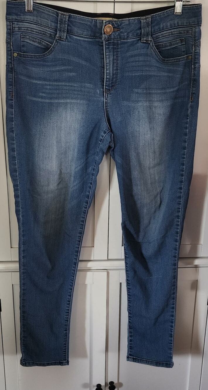 Democracy Ab Technology Tummy Control Stretch Elastic Waist Jegging Jeans 14